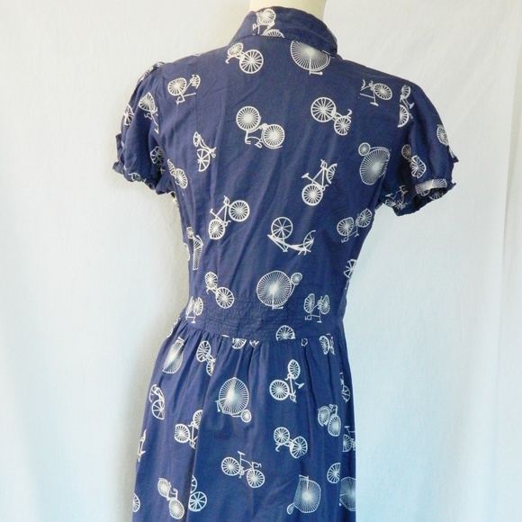 Anthropologie Porridge Two Wheeler Bicycle Dress - Picture 6 of 7